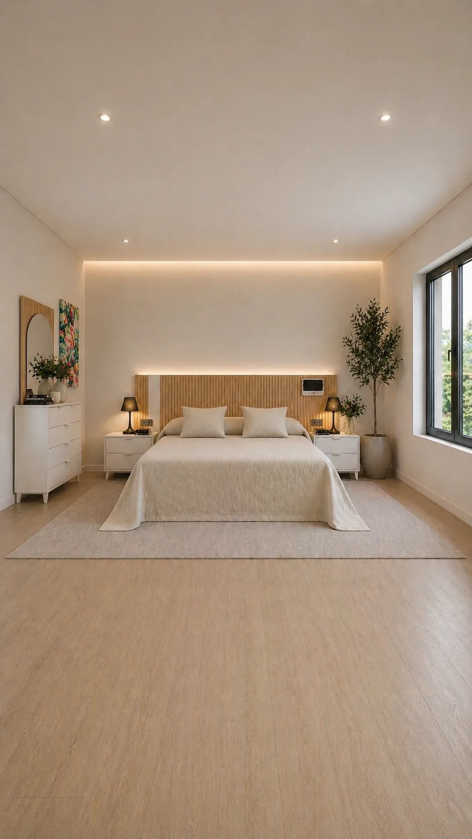 Dormitorio de diseño en Muebles Gómez y Sierra Extremadura